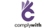 ComplyWith logo vertical centred